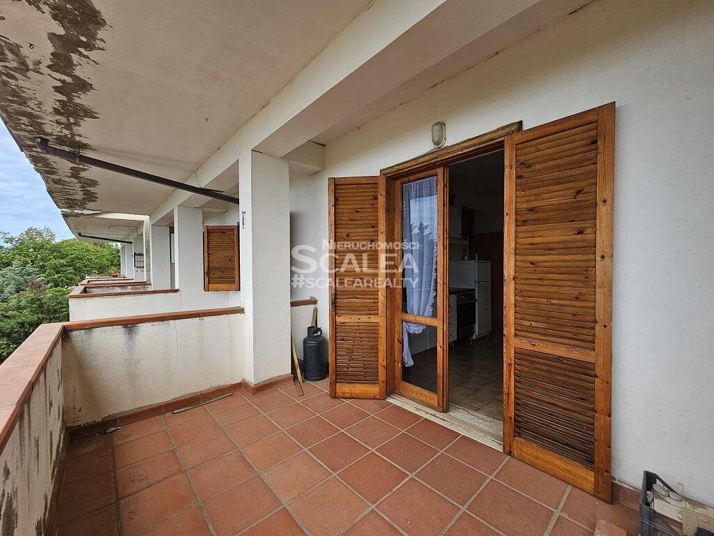 Scalea, apartament trzypokojowy z widokiem na morze
