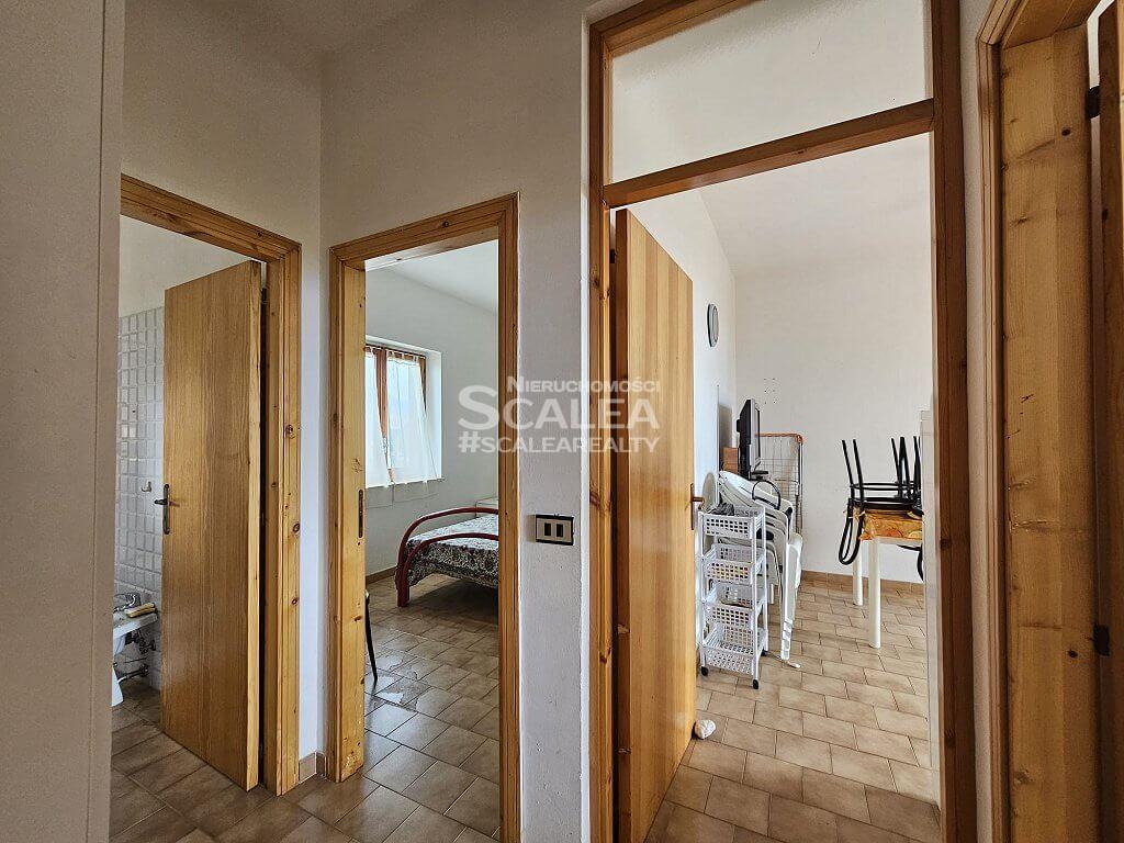 Scalea, apartament trzypokojowy z widokiem na morze